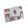 Sherpa Blanket - Gingham Moo