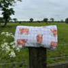 Sherpa Blanket - Gingham Moo - Image 3