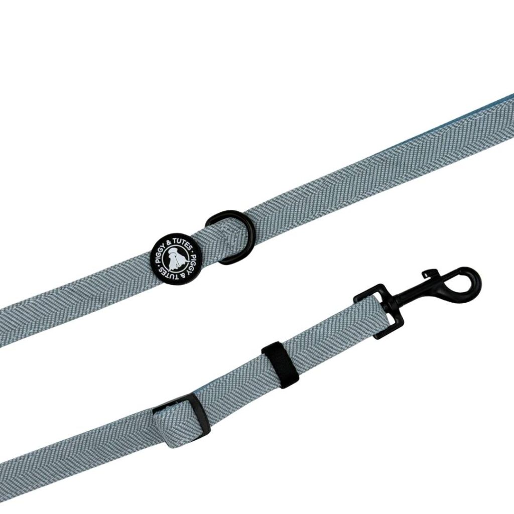 Tweed Adjustable Lead – Country Blue
