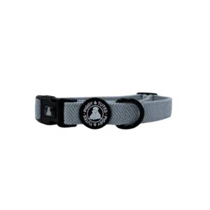 Tweed Collar - Country Blue